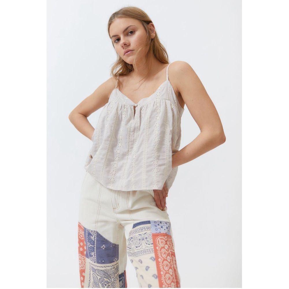 Dress Forum Eyelet Tank Top